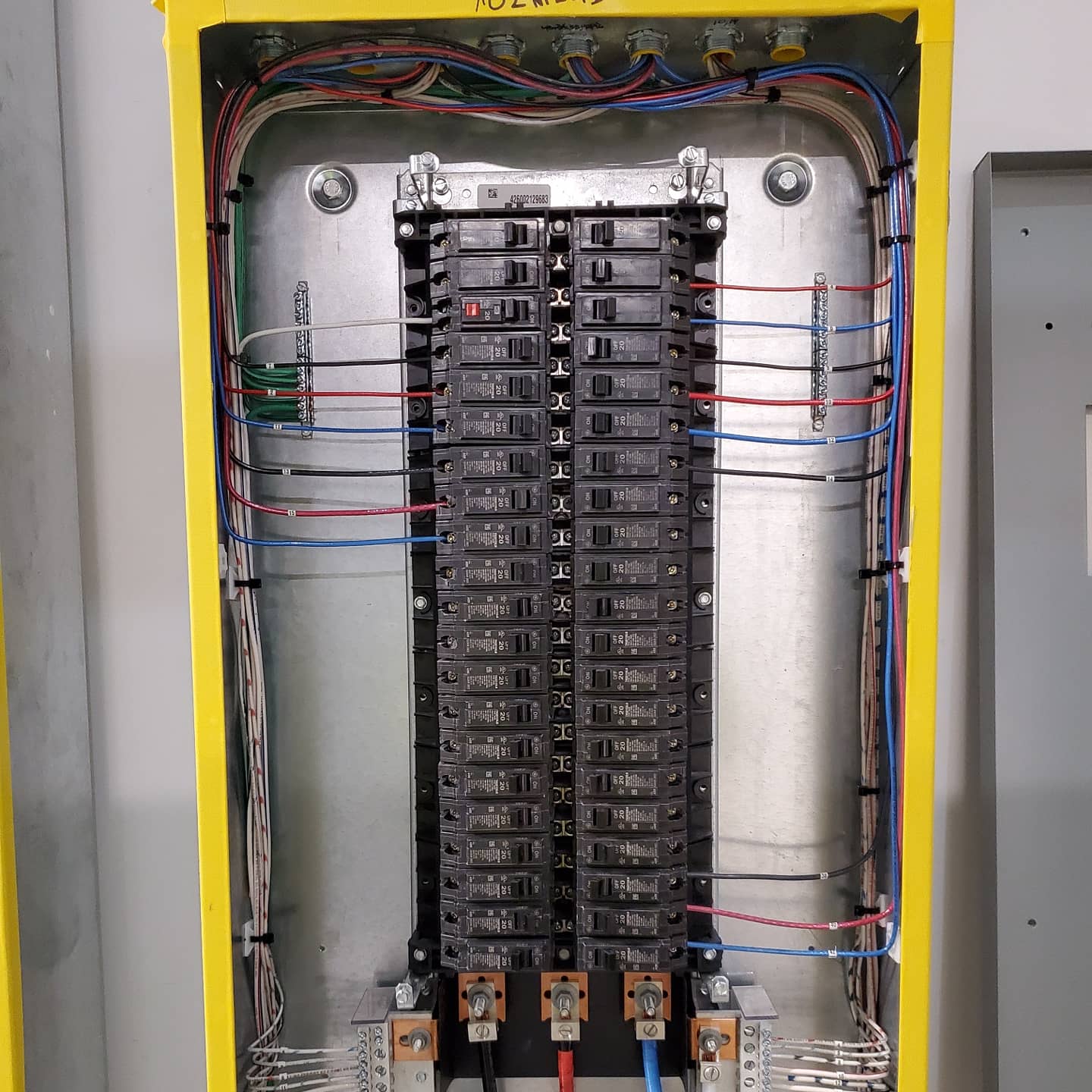 Electrical work background